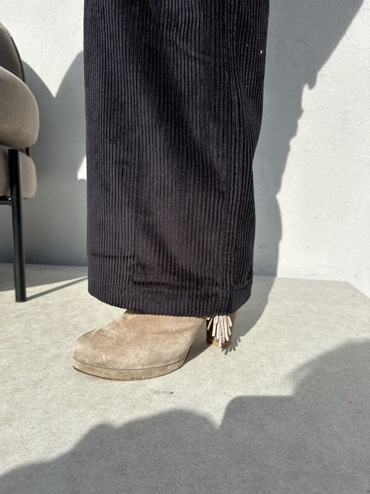 Gaspar 2510904 Honolulu corduroy pants black