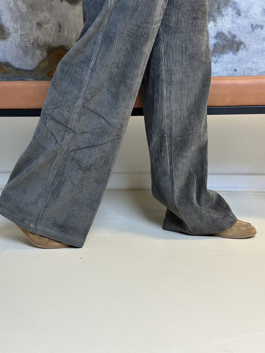 Gaspar 2510904 Honolulu corduroy pants grey