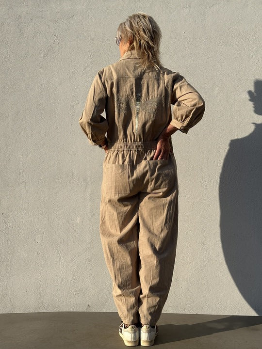 Gaspar 2510907 Belize jumpsuit sand