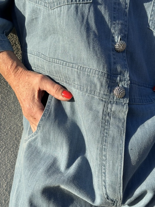 Gaspar 2510915 Belize jumpsuit blue