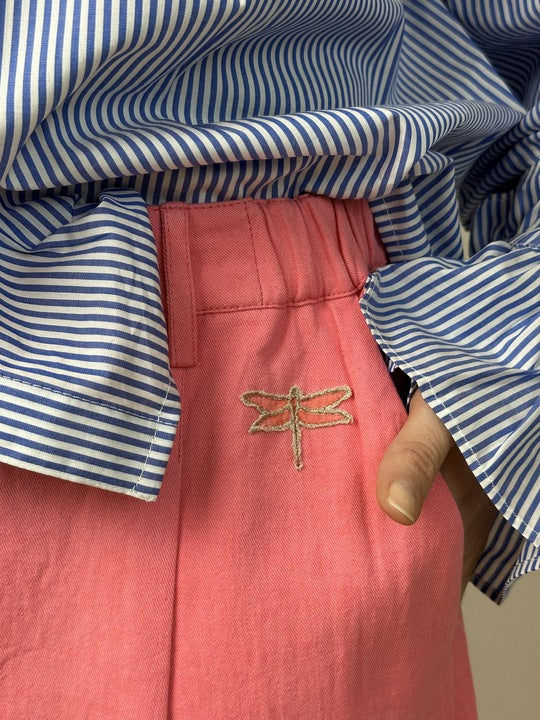 Gaspar 2510921 Dalton chino pants coral