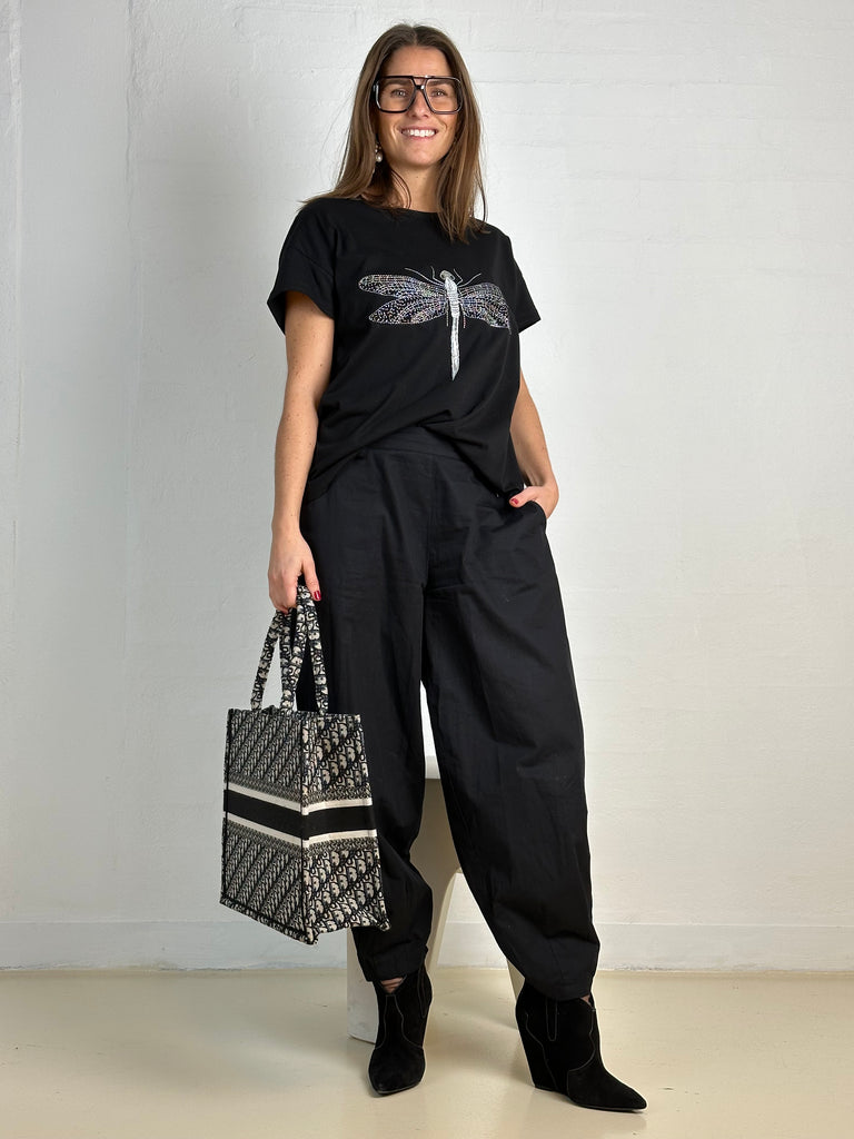 Gaspar 2510922 Colorado poplin pants black