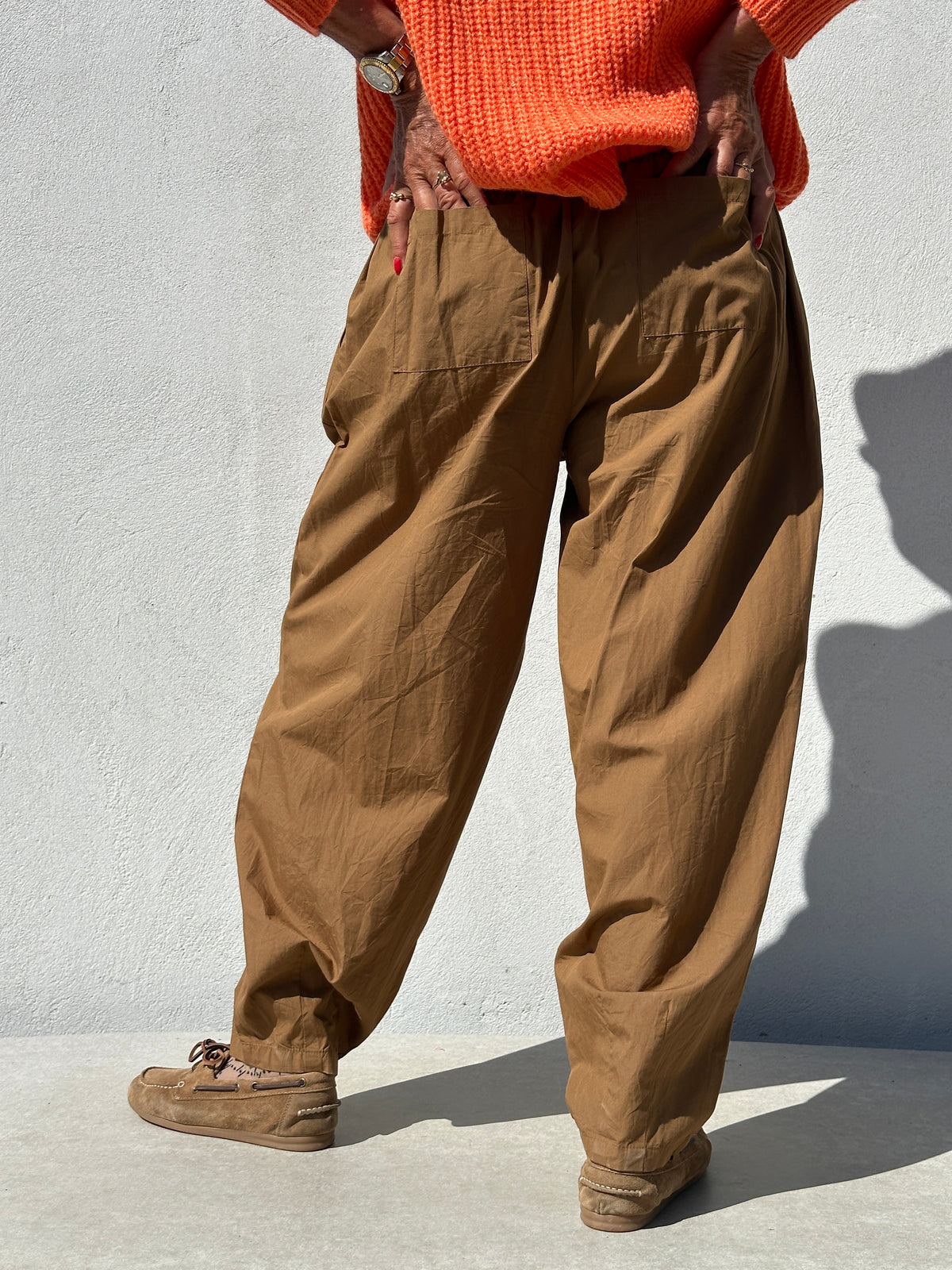 Gaspar 2510922 Colorado poplin pants dark camel
