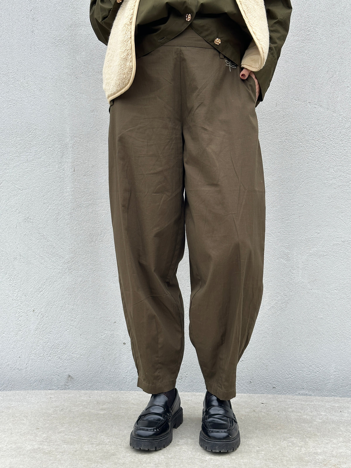 Gaspar 2510922 Colorado poplin pants olive green