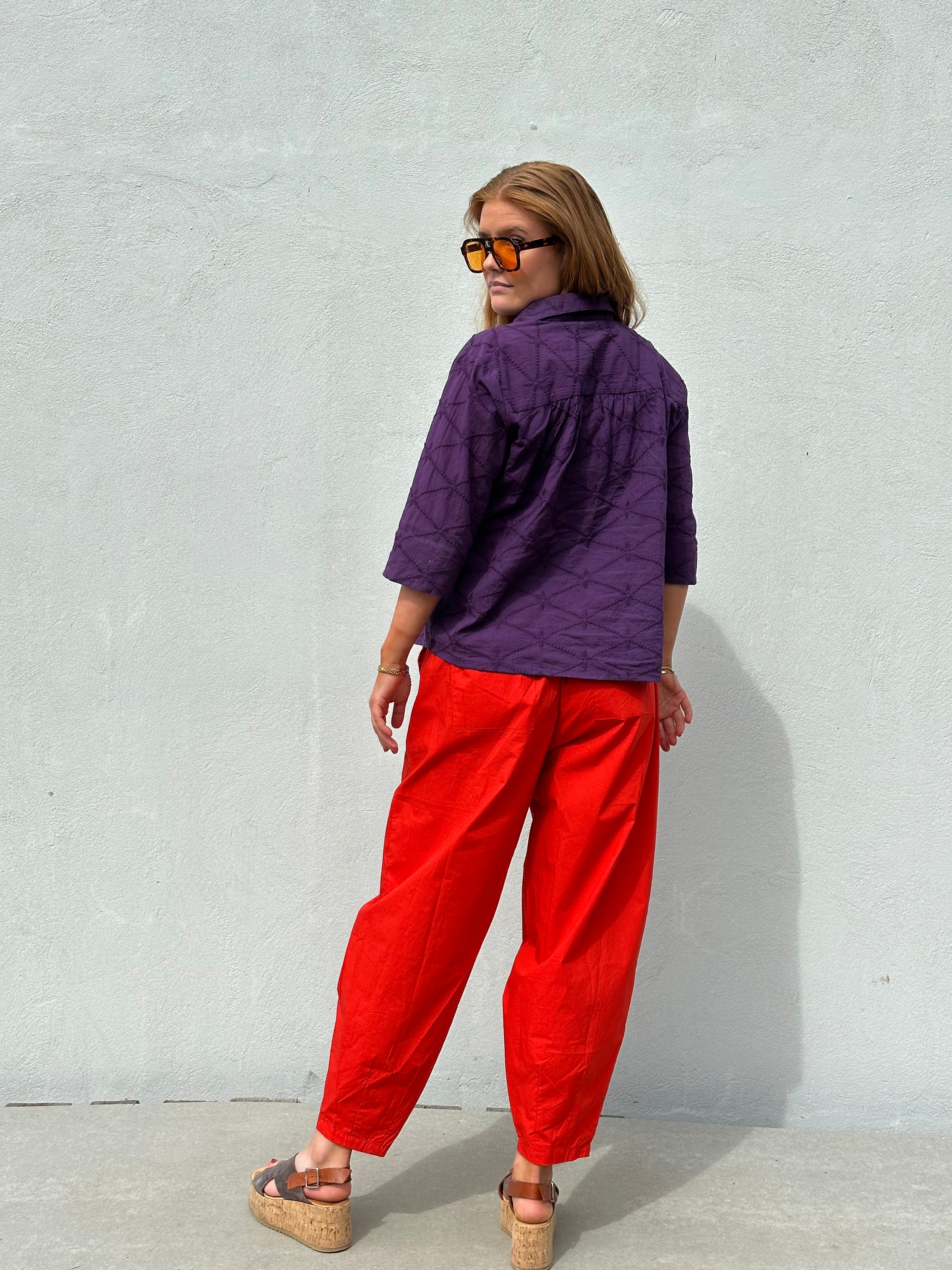 Gaspar 2510922 Colorado poplin pants red