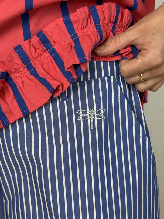 Gaspar 2510923 Colorado stripe pants blue