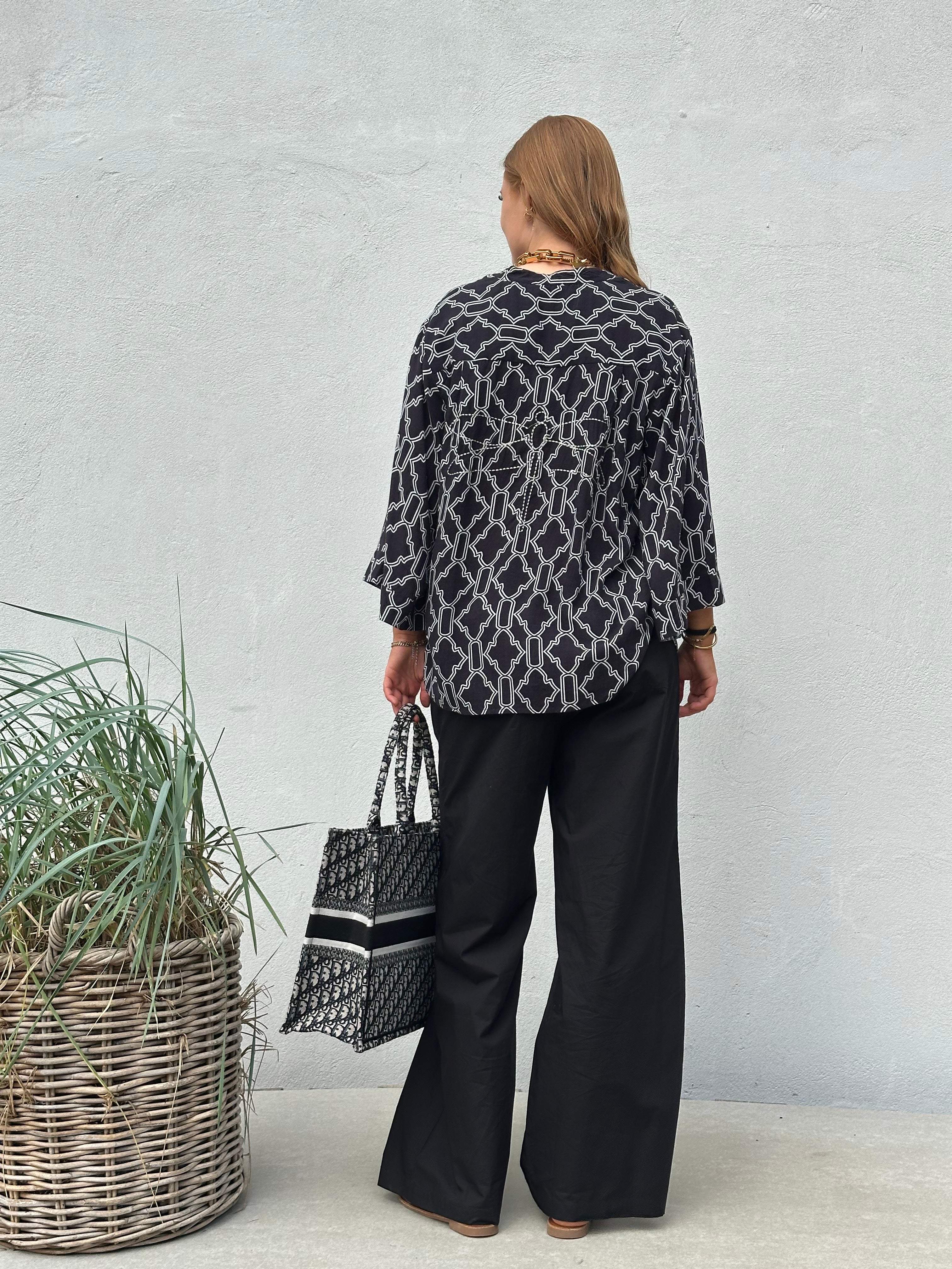 Gaspar 2510925 Honolulu poplin black