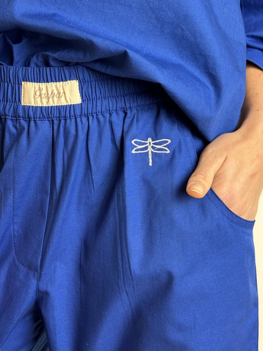Gaspar 2510925 Honolulu pants poplin royal