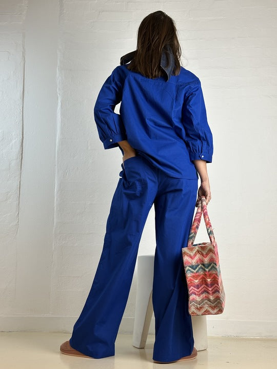 Gaspar 2510925 Honolulu pants poplin royal