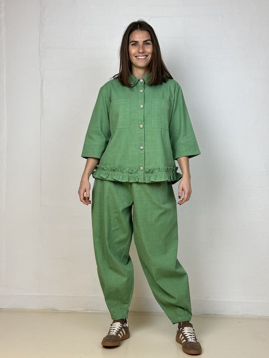 Gaspar 2510339 Vigo canvas shirt pistachio