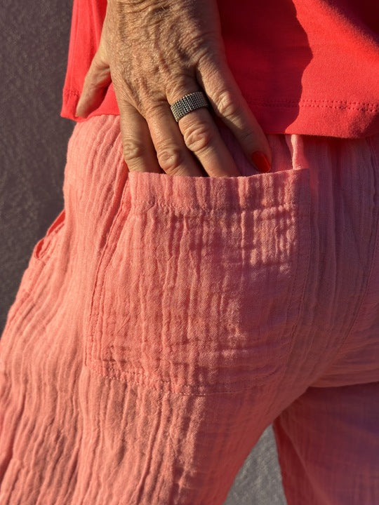 Gaspar 2510932 Samba pants coral