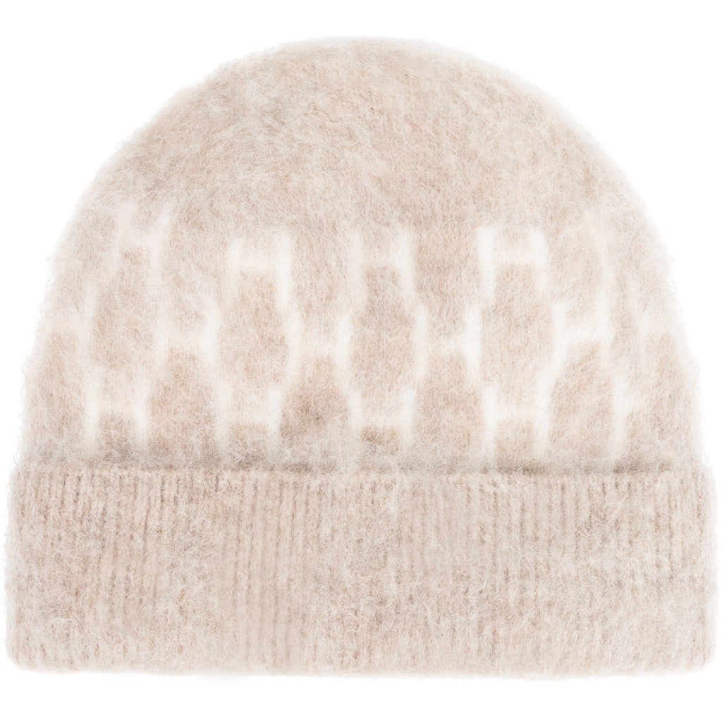 HÈST 2630340870 Gera beanie light brown melange
