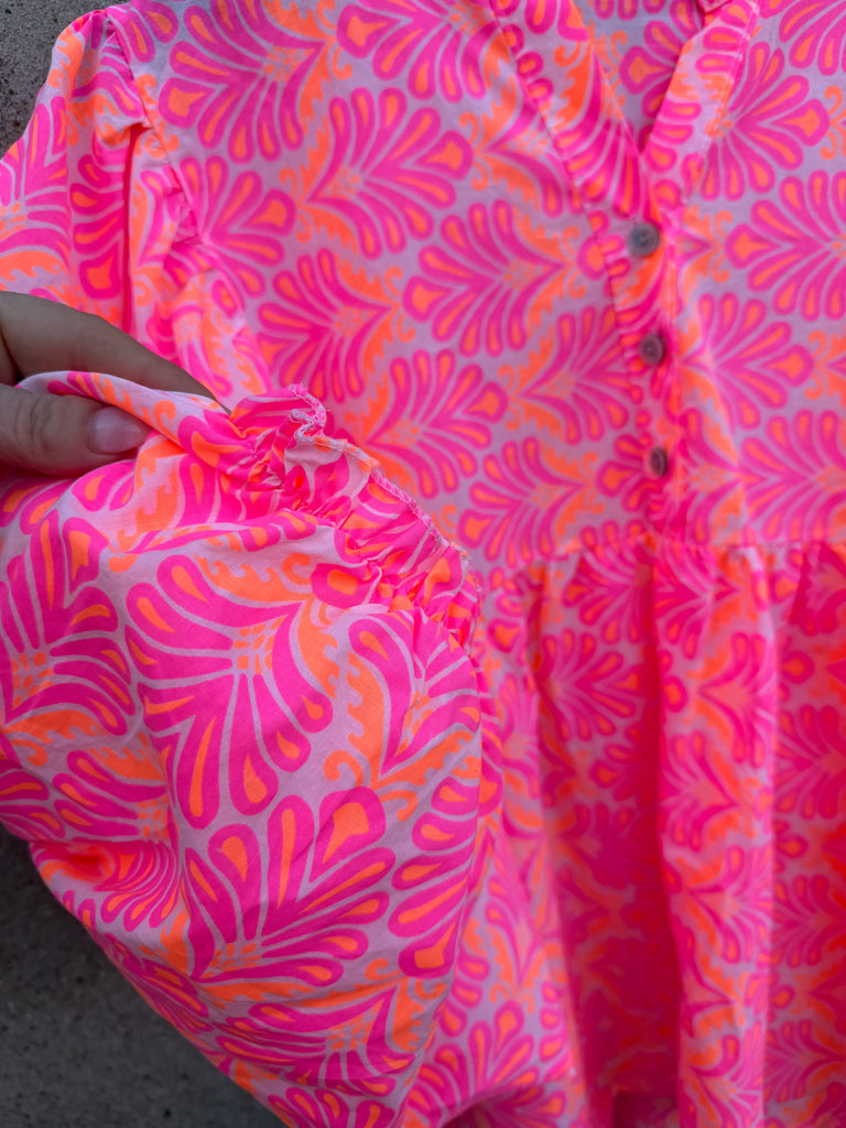 By Engbork Adelina shirt print pink