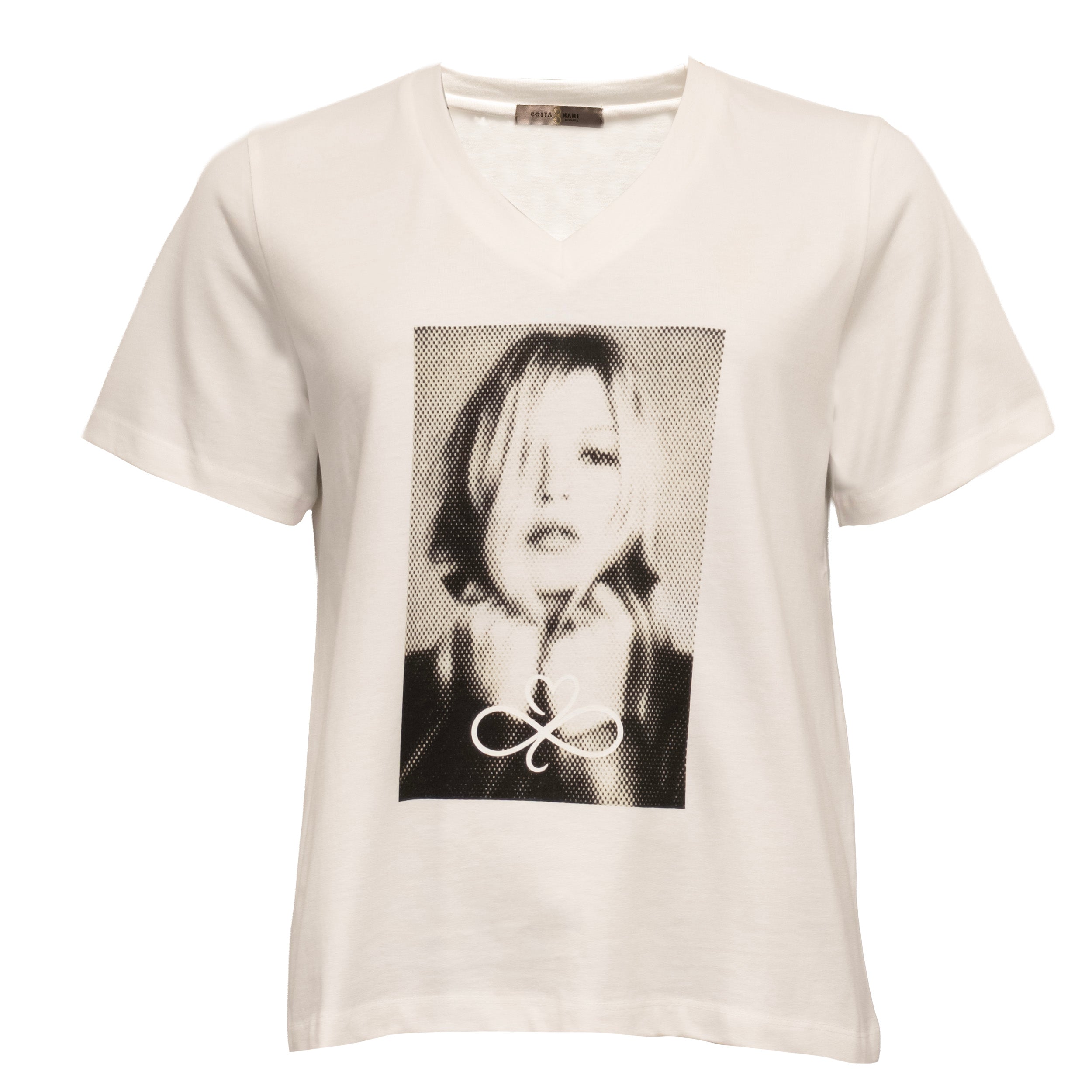 Costamani 2600501 Face V tee white