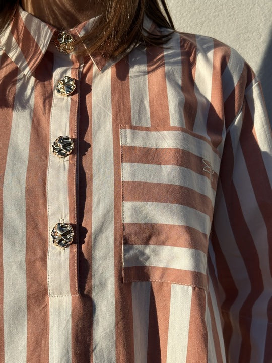 Gaspar 2601304 Porto blouse off white