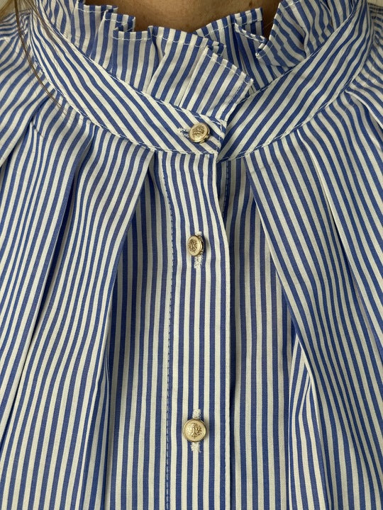 Gaspar 2601308 Himalaya stripe shirt blue