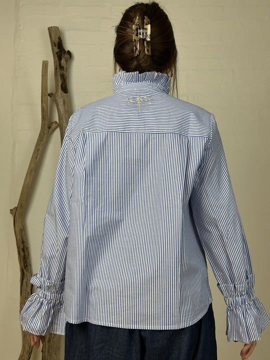 Gaspar 2601308 Himalaya stripe shirt blue