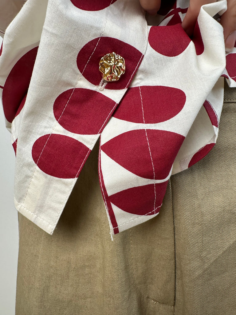 Gaspar 2601309 Malmø print shirt off white