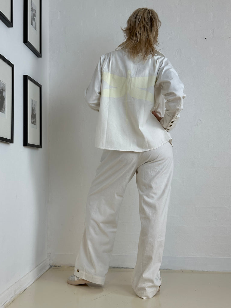 Gaspar 2601315 Lyon canvas shirt white