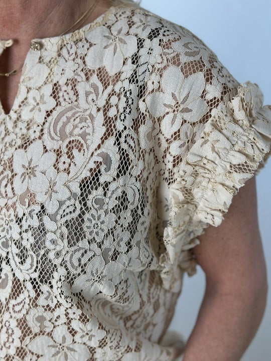 Gaspar 2601318 Zanzibar top off white