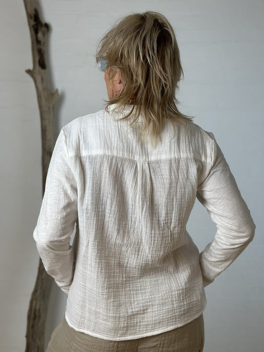 Gaspar 2601324 Palermo blouse white