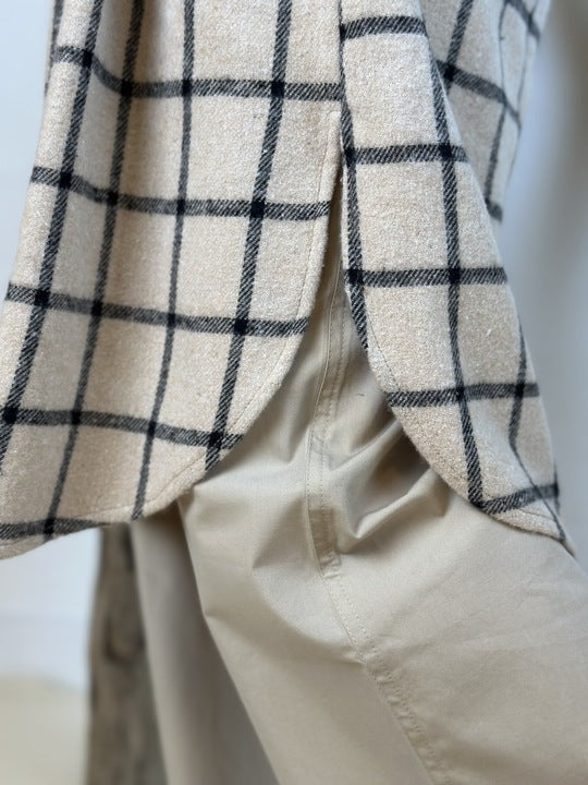 Gaspar 2601326 Aston brushed check nature