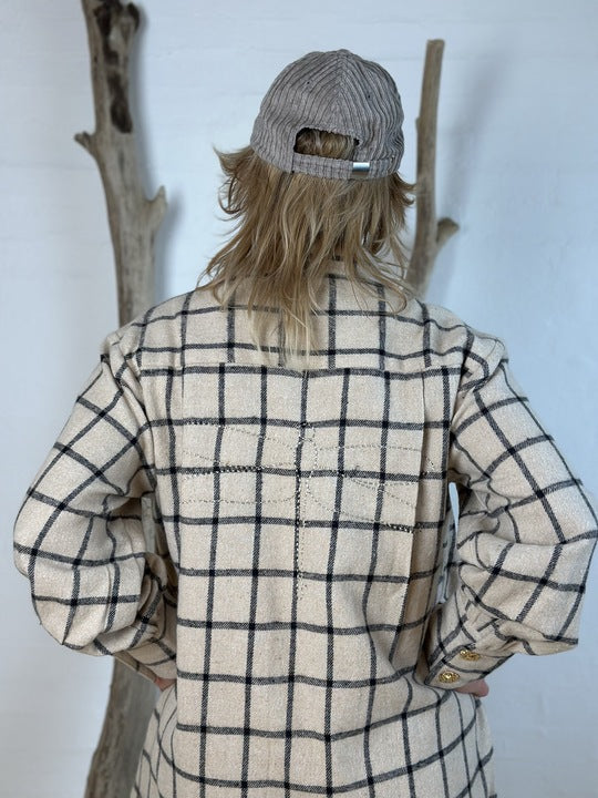 Gaspar 2601326 Aston brushed check nature