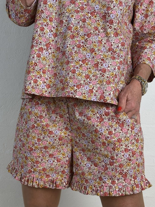 Gaspar 2601334 Porto blouse flower rose