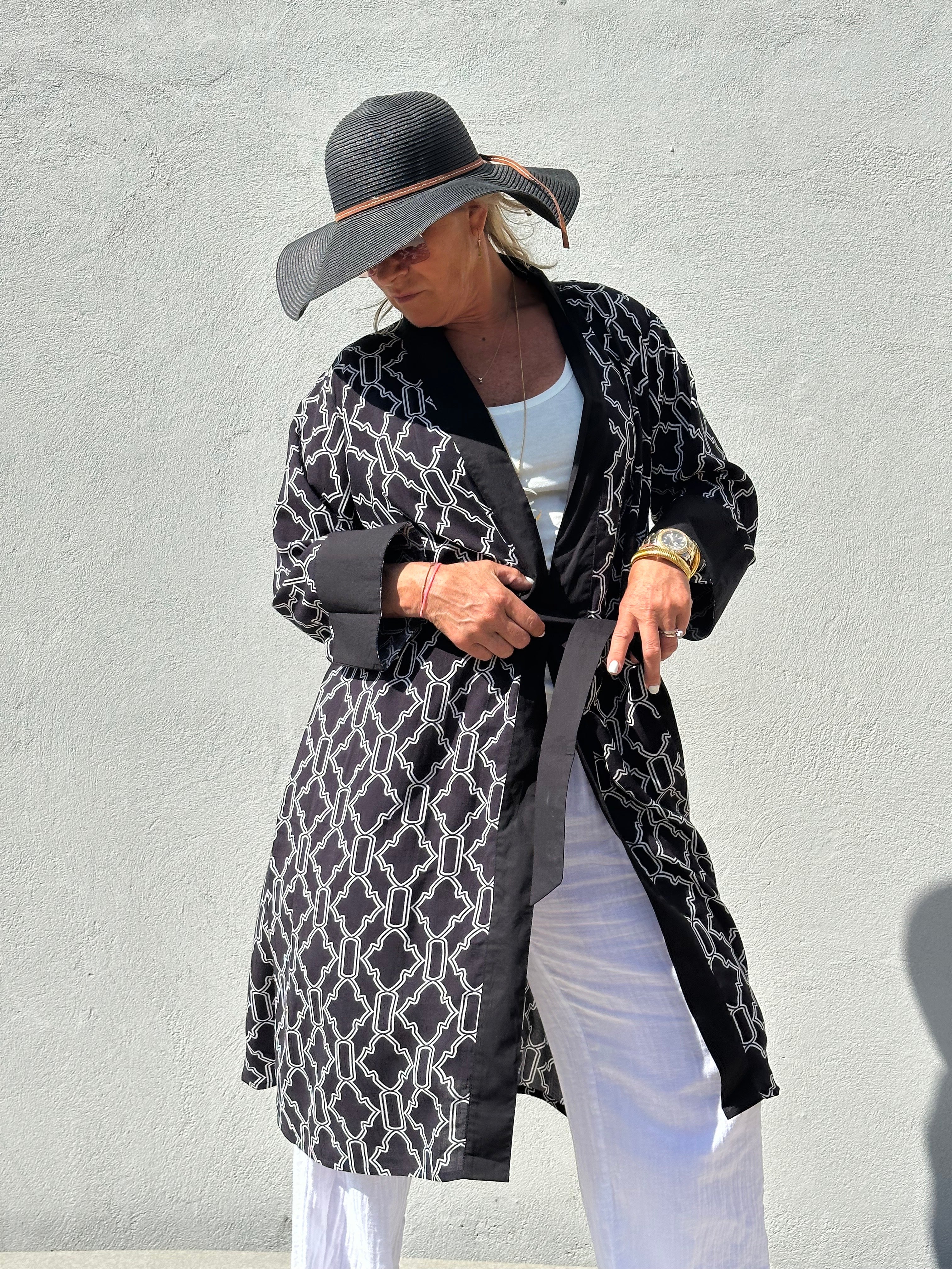 Gaspar 2601501 Yolo kimono black