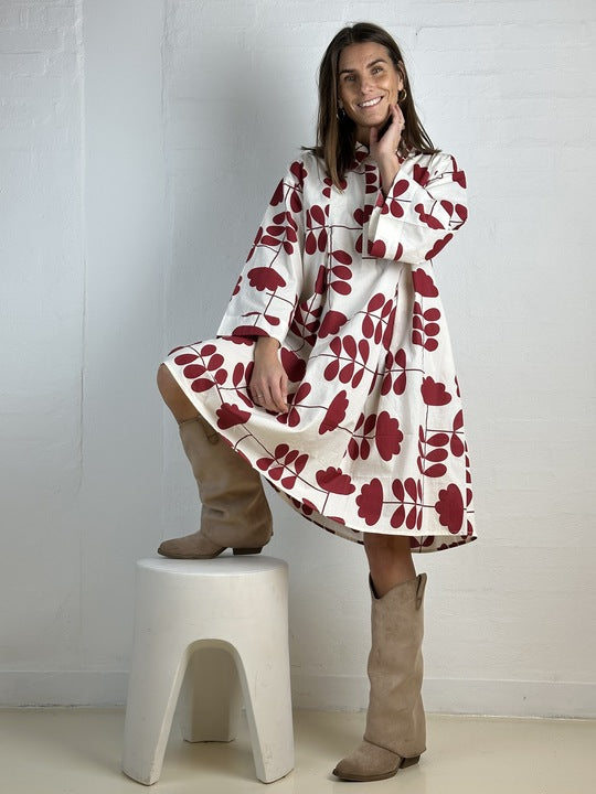 Gaspar 2601701 Bombay print dress