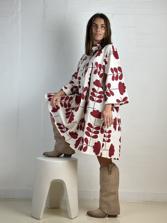 Gaspar 2601701 Bombay print dress