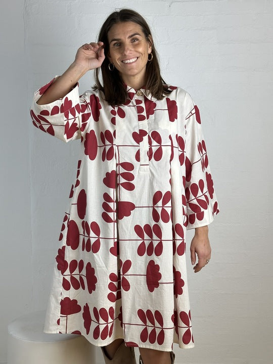 Gaspar 2601701 Bombay print dress