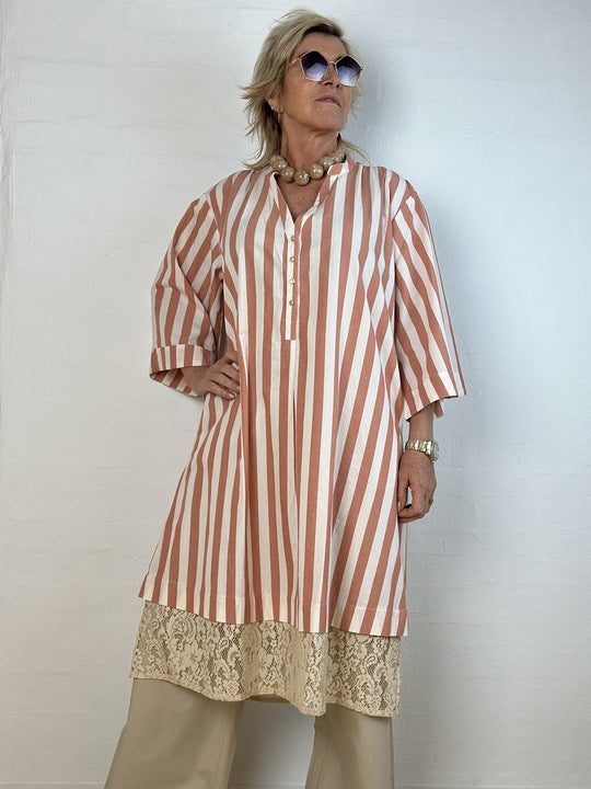 Gaspar 2601703 Mumbai lace dress off white