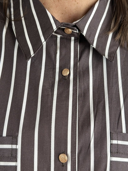 Gaspar 2601709 Malmø skjortekjole brown