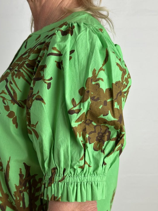 Gaspar 2601710 Tunø dress print green