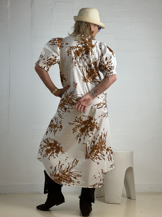 Gaspar 2601710 Tunø dress print white