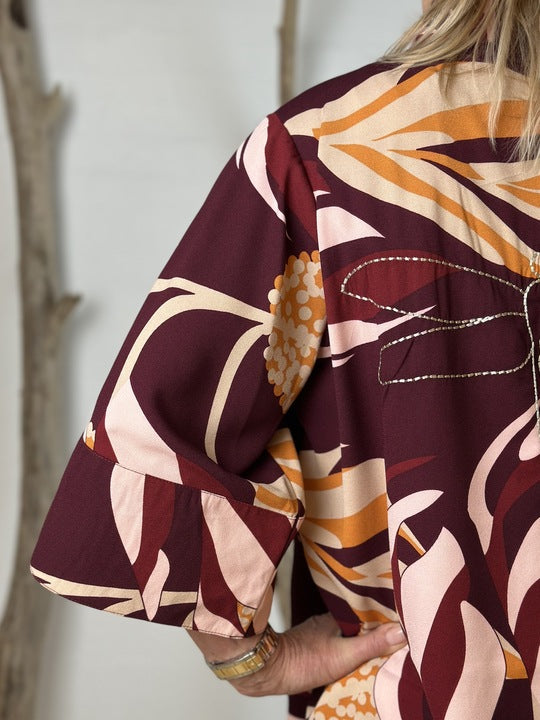 Gaspar 2601711 Yolo kimono bordeaux