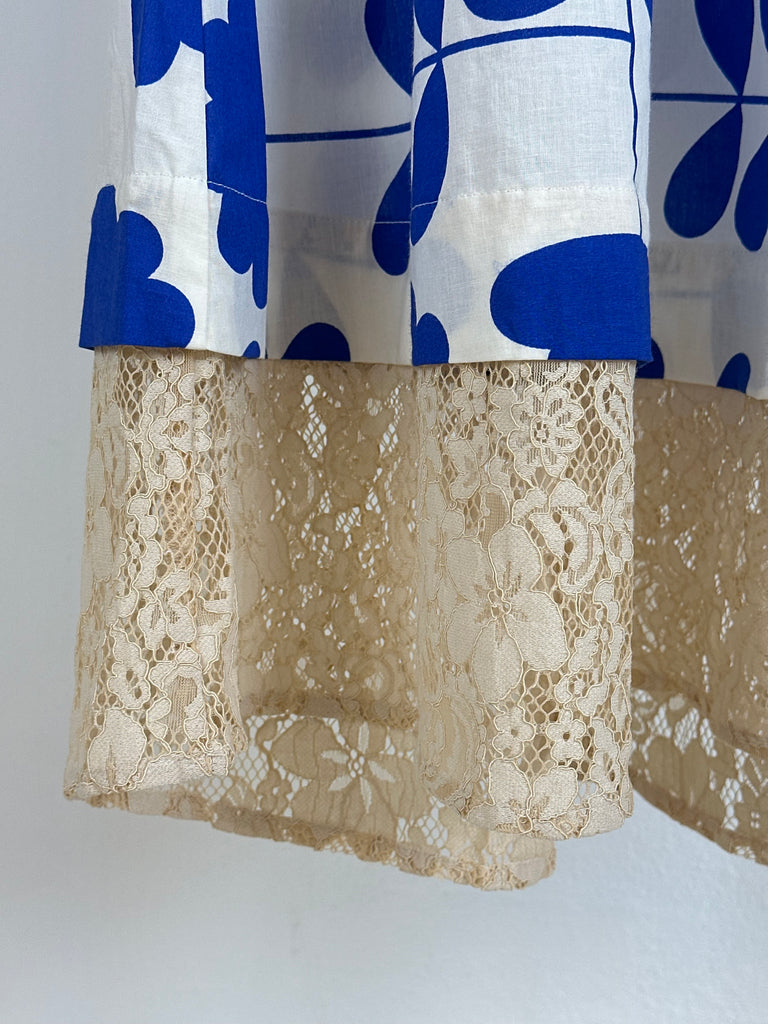 Gaspar 2601716 Mumbai dress print lace royal