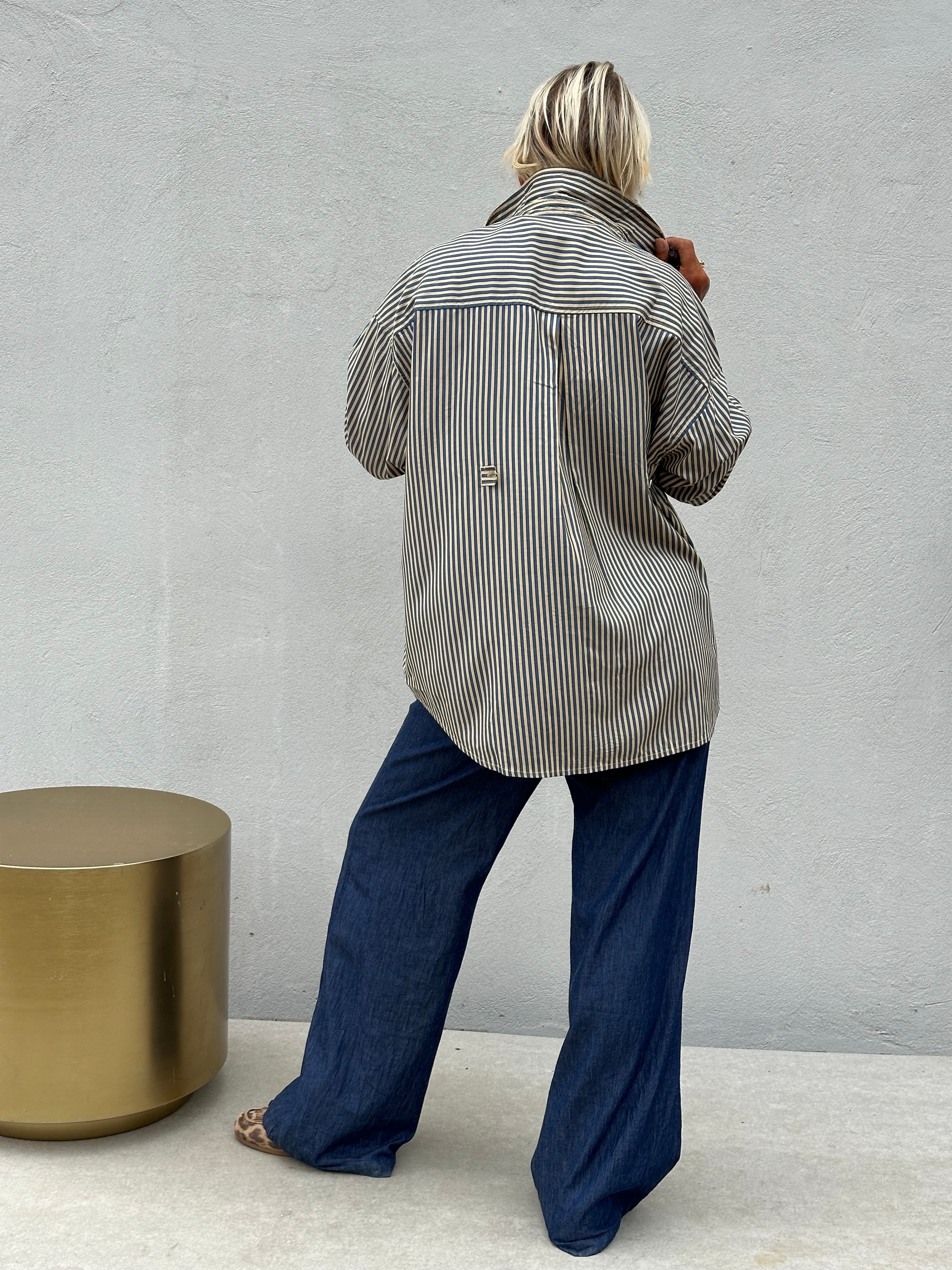 Gaspar 2601724 Sevilla shirt stripe blue