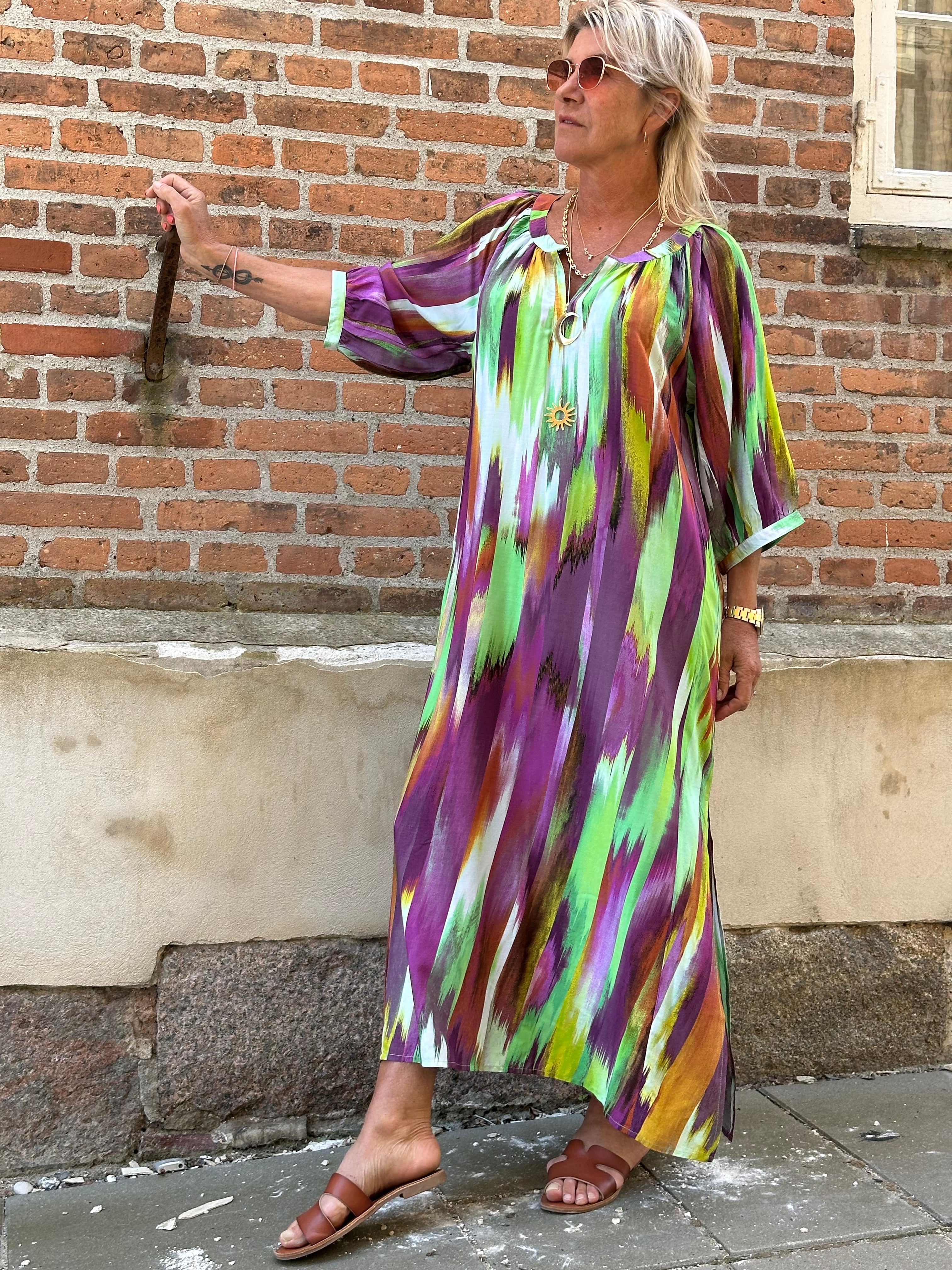 Gaspar 2601777 Athen dress print multi