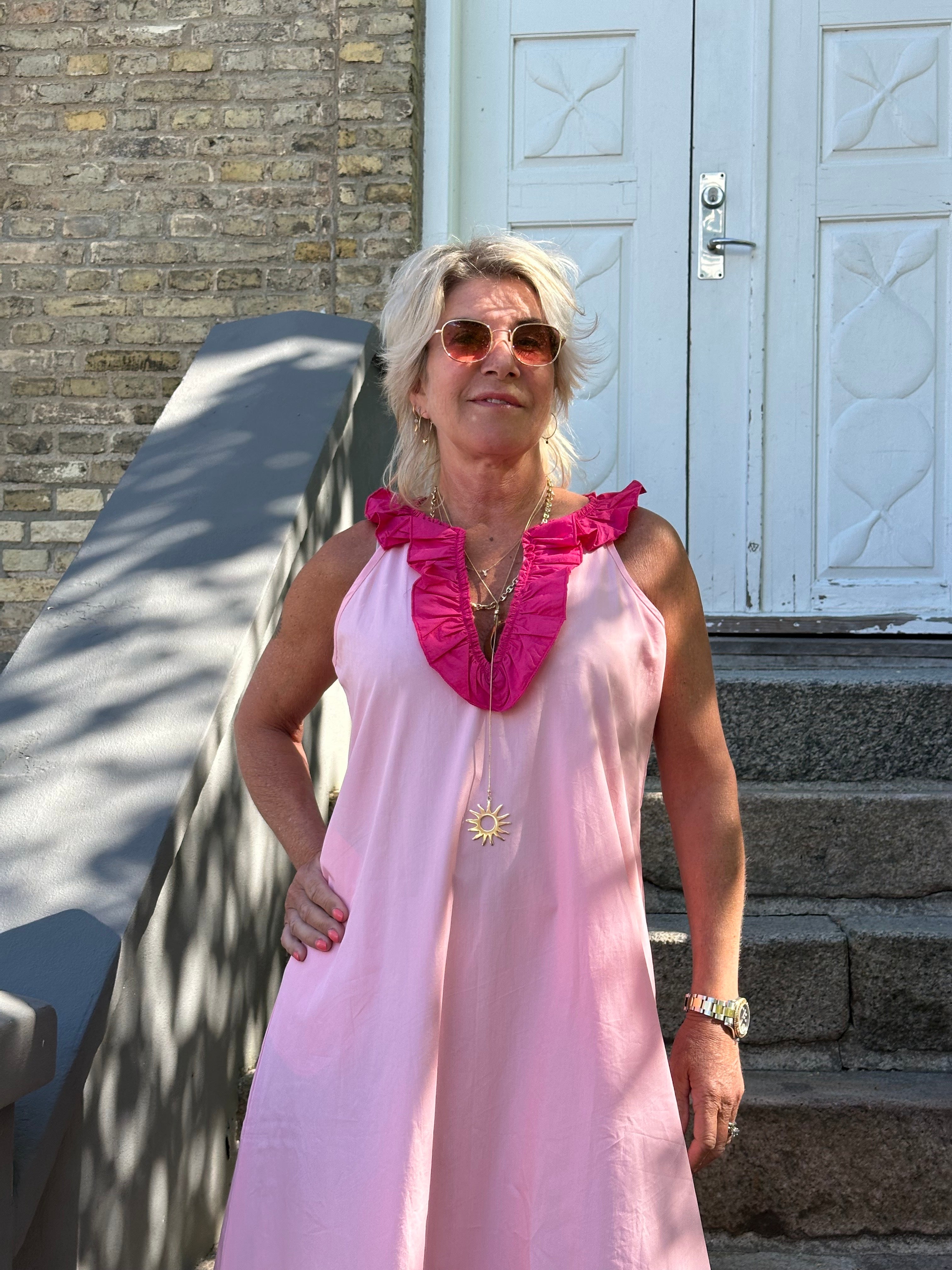 Gaspar 2601788 Genova summer dress rose