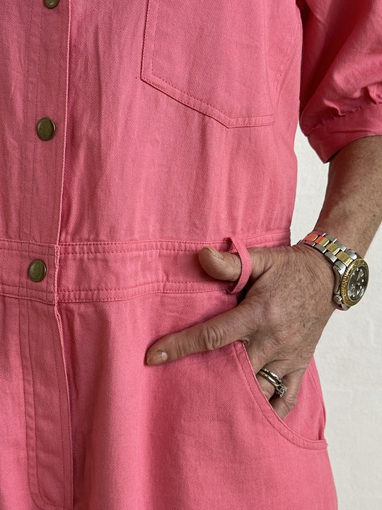 Gaspar 2610906 Belize jumpsuit SS coral