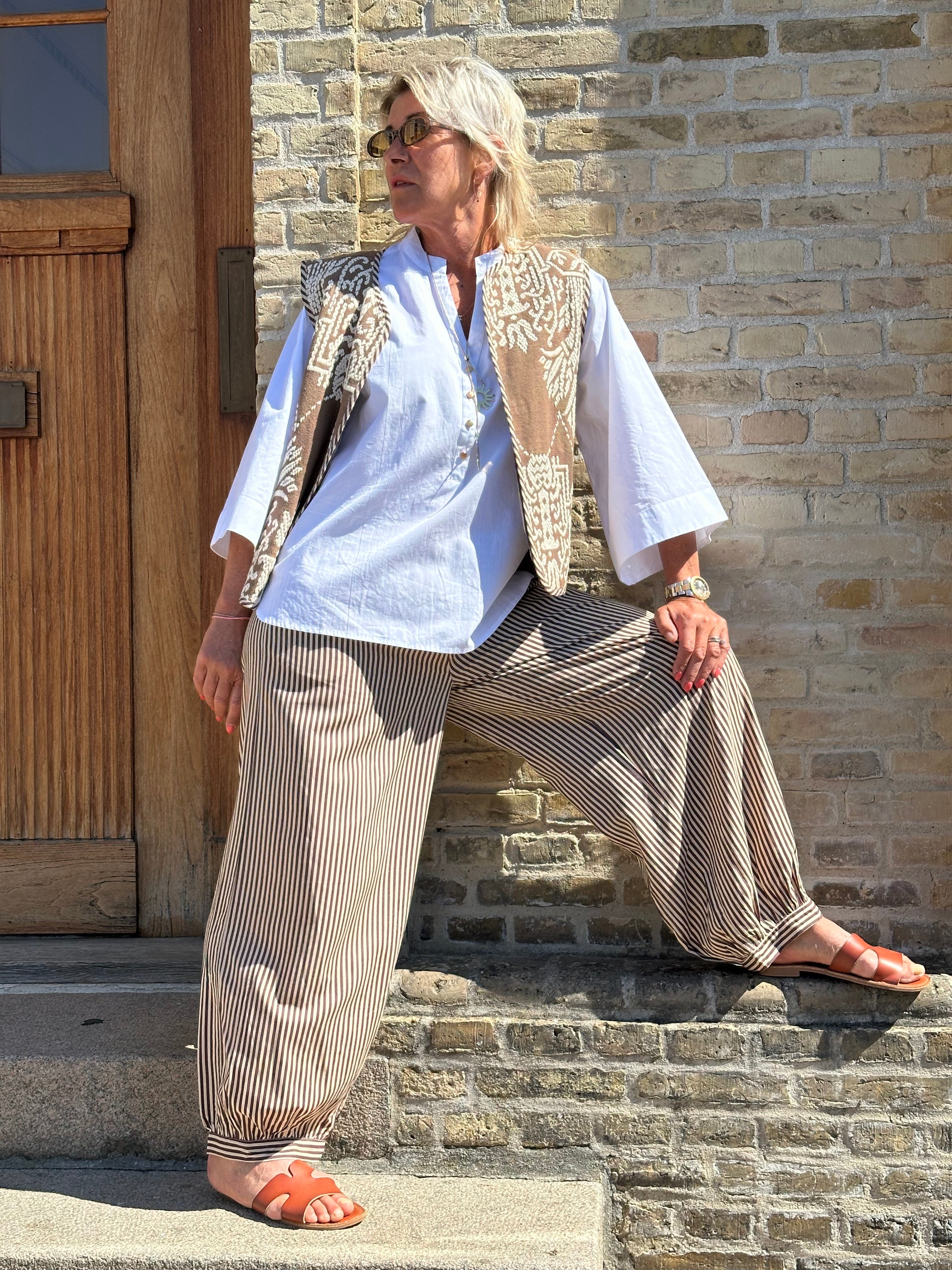 Gaspar 2601976 Tropea balloon pant brown