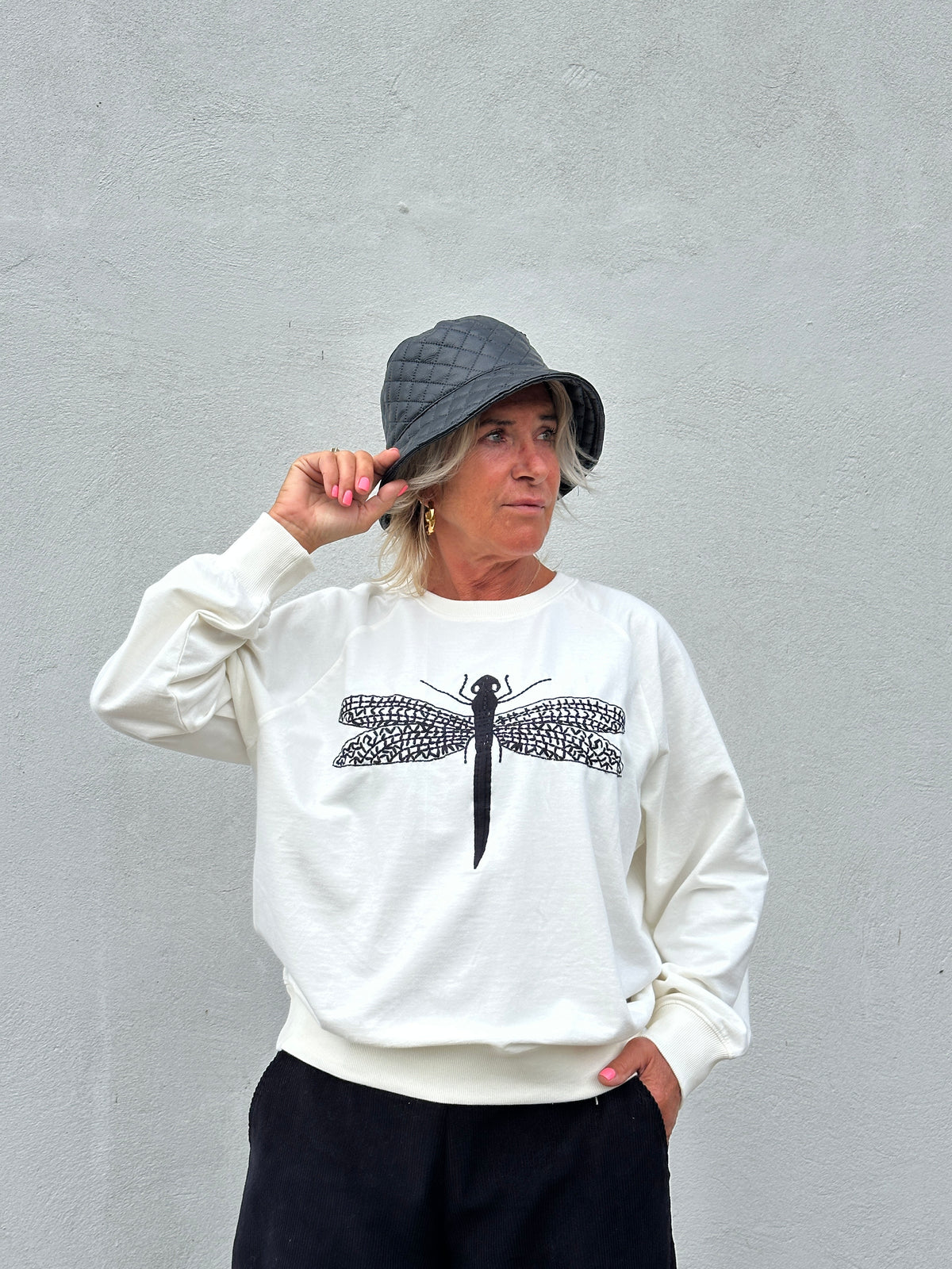 Gaspar 2607329 Fanø LS sweatshirt off white