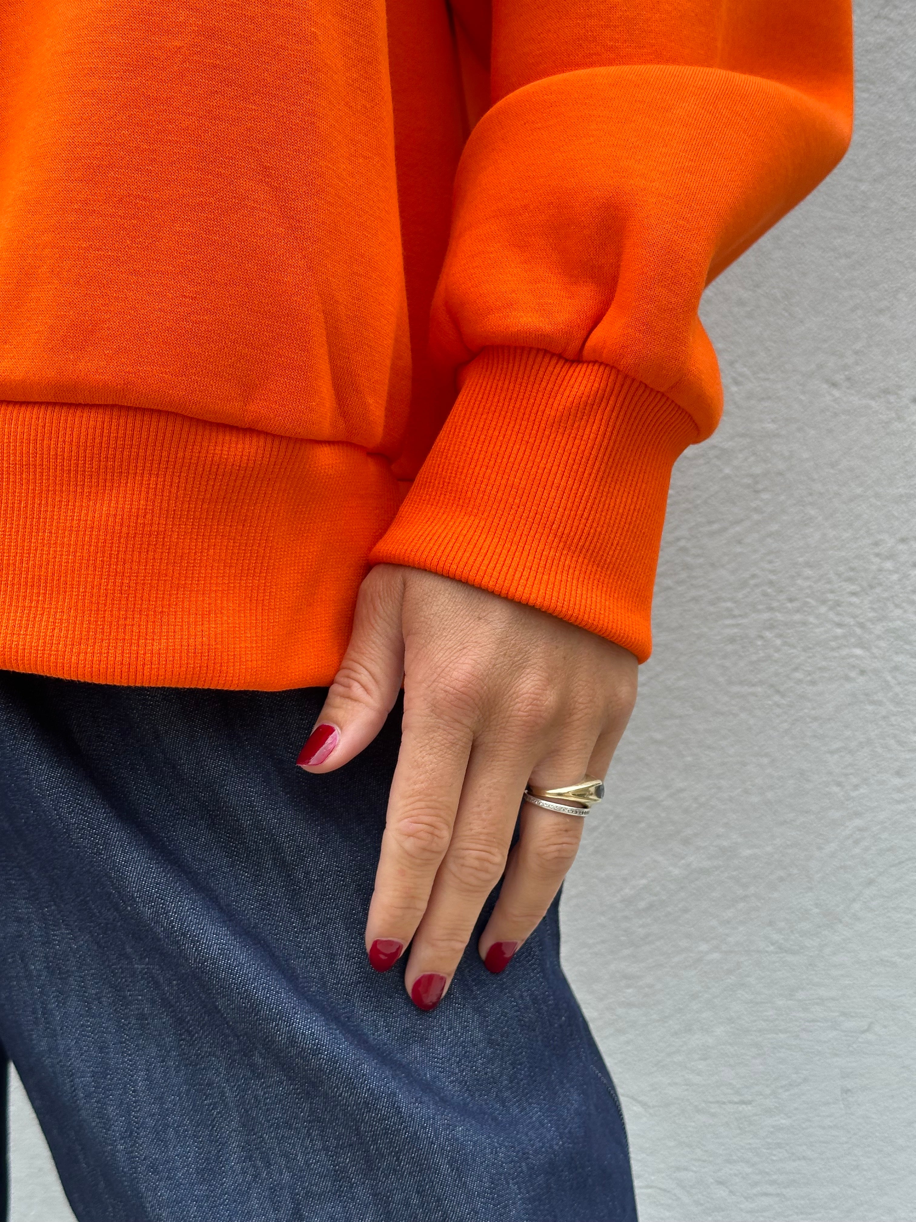 Gaspar 2607333 Fanø heavy sweatshirt orange