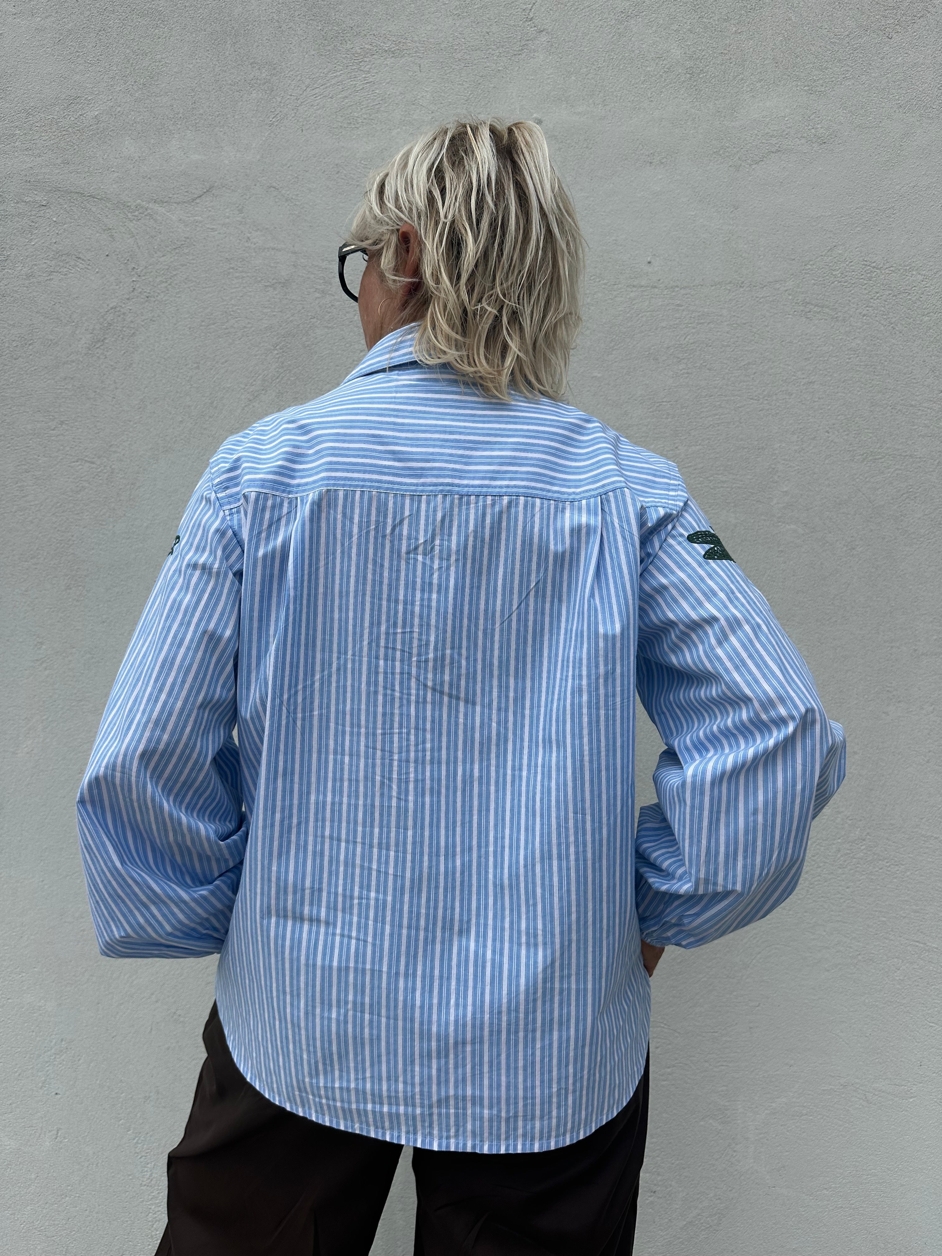 Gaspar 2607343 Aarhus shirt stripe light blue