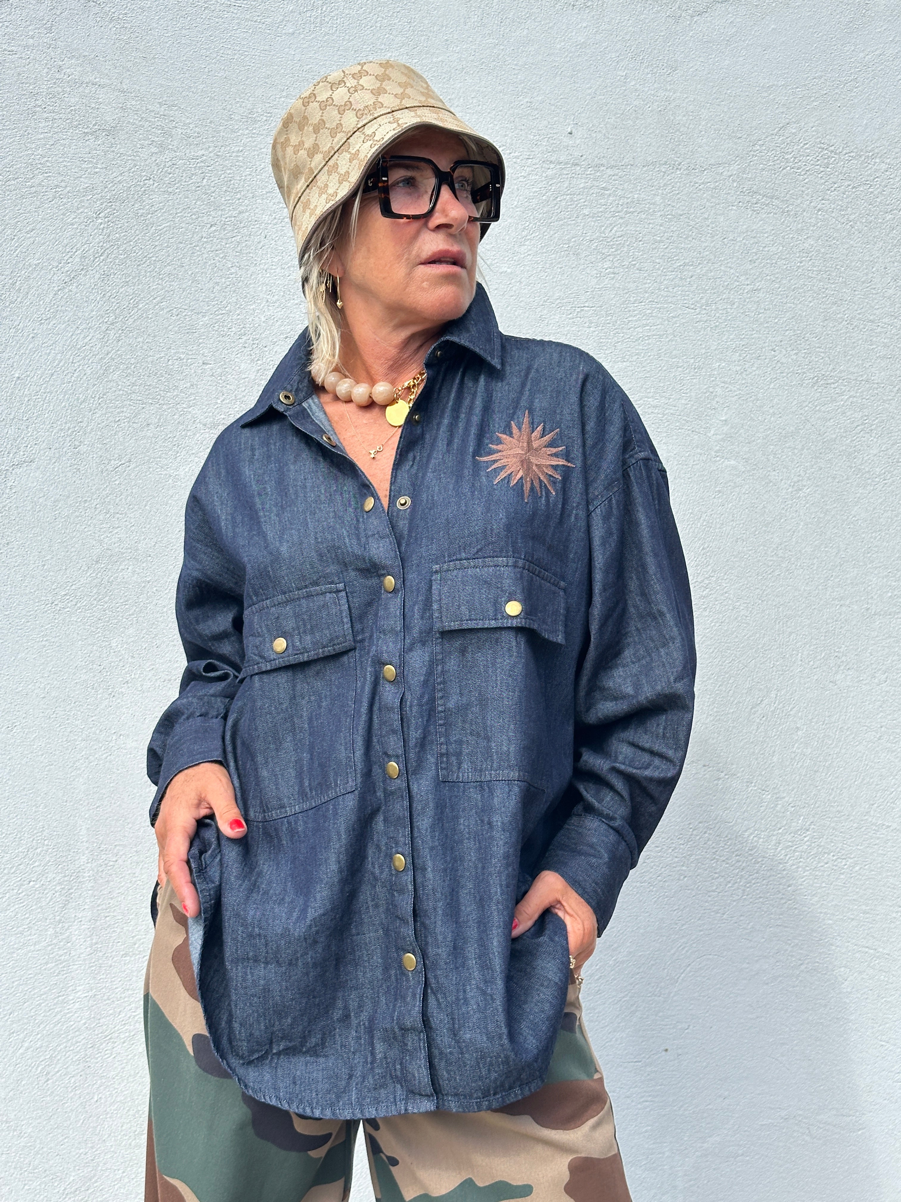 Gaspar 2607348 Sevilla shirt denim blue