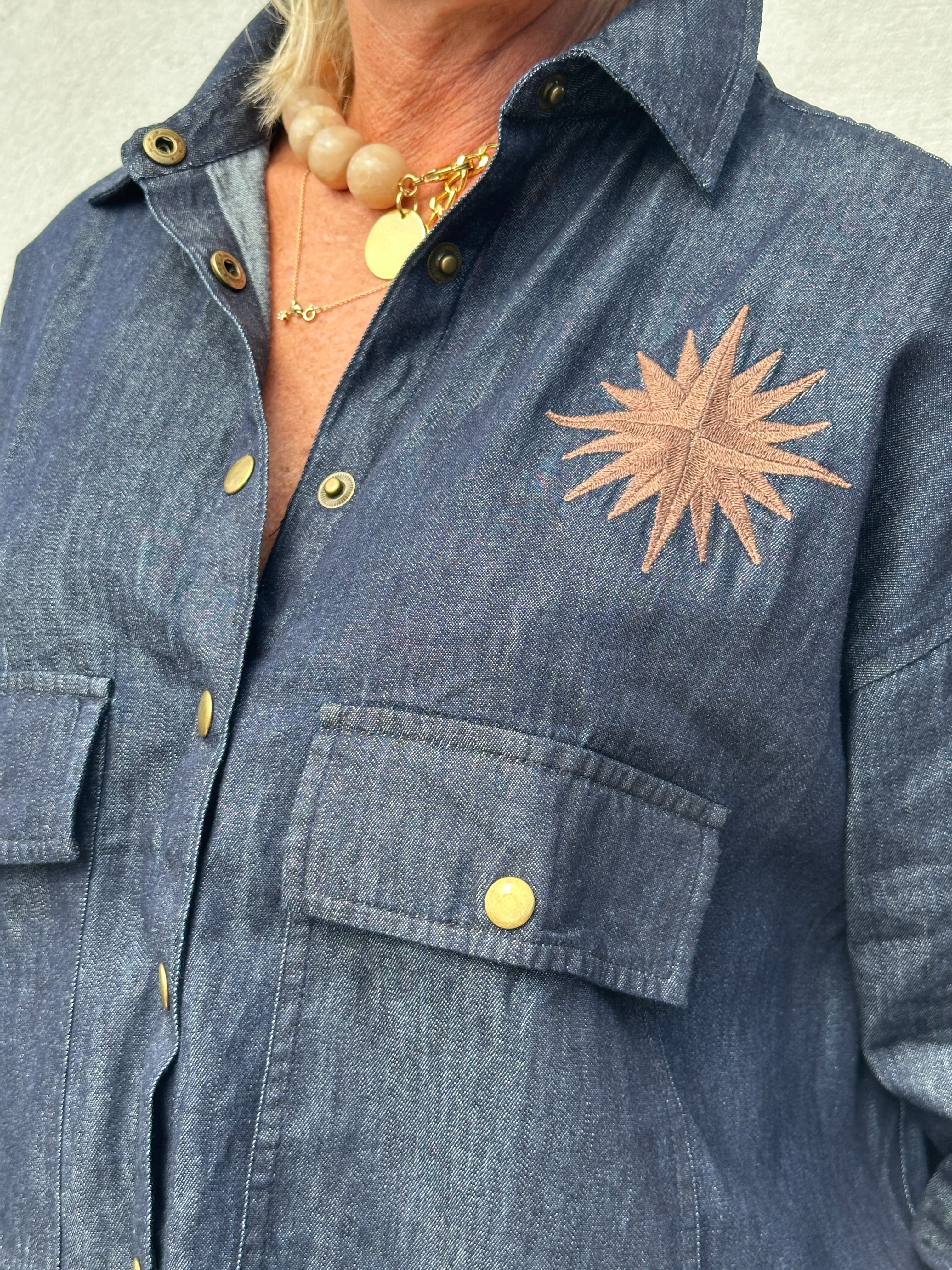 Gaspar 2607348 Sevilla shirt denim blue