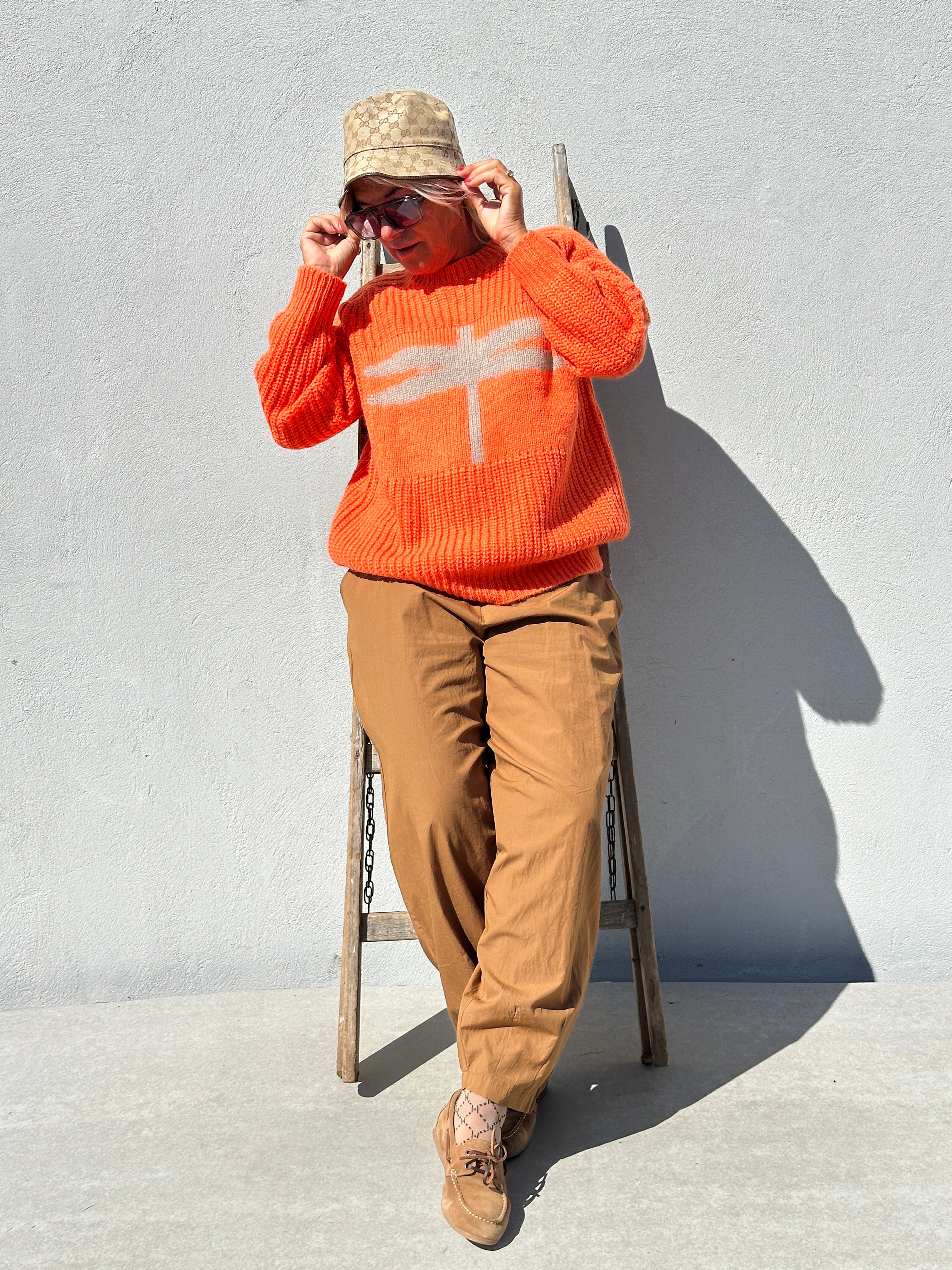 Gaspar 2607349 Pisa logo pullover orange