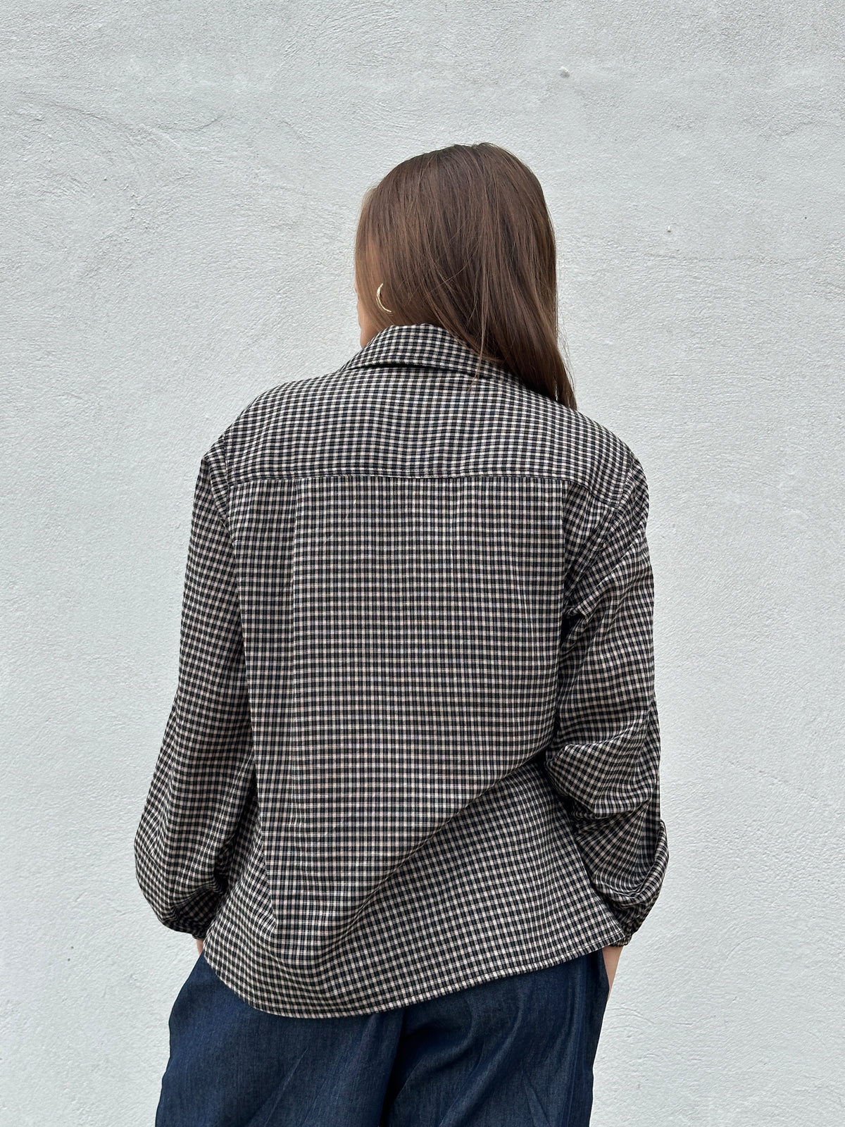 Gaspar 2607364 Aarhus shirt small check black